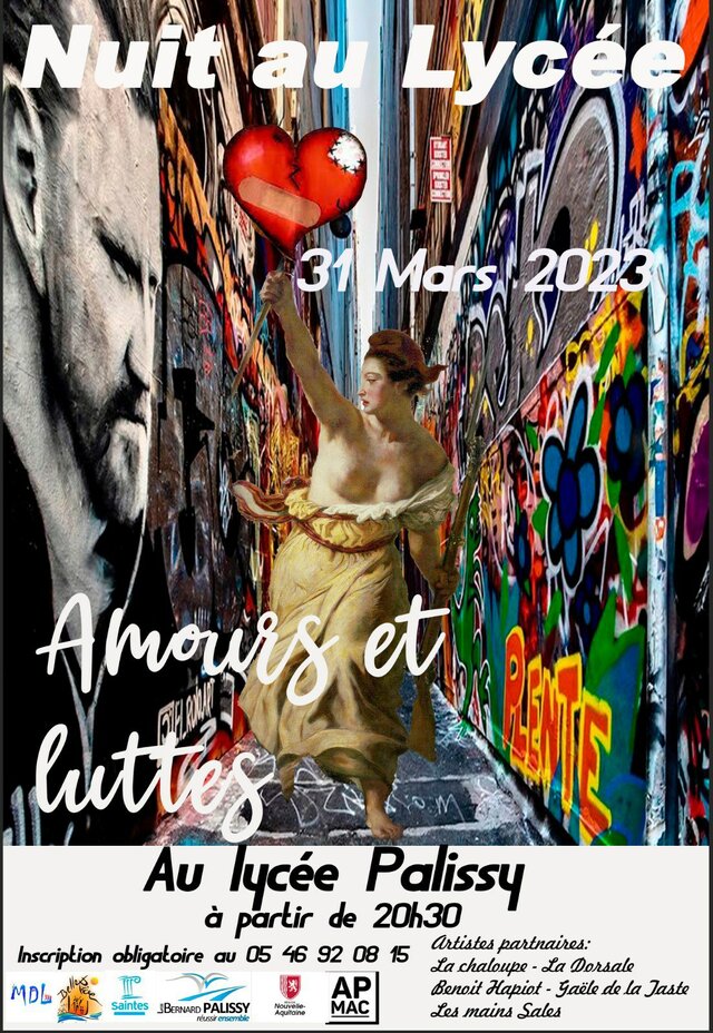 affiche nuit amours et luttes